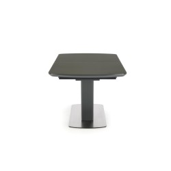 'BILOTTI Extendable Table in Matte Anthracite / Walnut' 'BILOTTI Extendable Table in Matte Anthracite / Walnut'