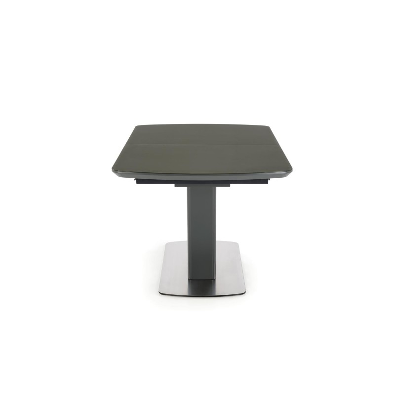 'BILOTTI Extendable Table in Matte Anthracite / Walnut' 'BILOTTI Extendable Table in Matte Anthracite / Walnut'