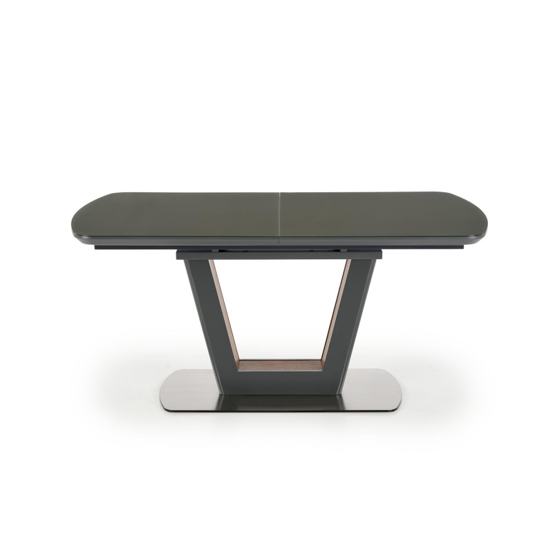 'BILOTTI Extendable Table in Matte Anthracite / Walnut' 'BILOTTI Extendable Table in Matte Anthracite / Walnut'