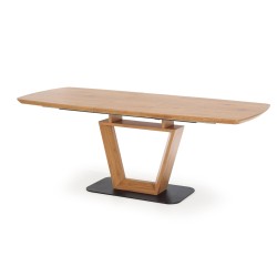 'BLACKY Extendable Golden Oak Table' 'BLACKY Extendable Golden Oak Table'