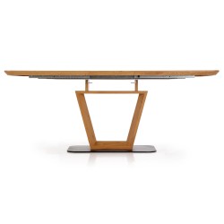 'BLACKY Extendable Golden Oak Table' 'BLACKY Extendable Golden Oak Table'
