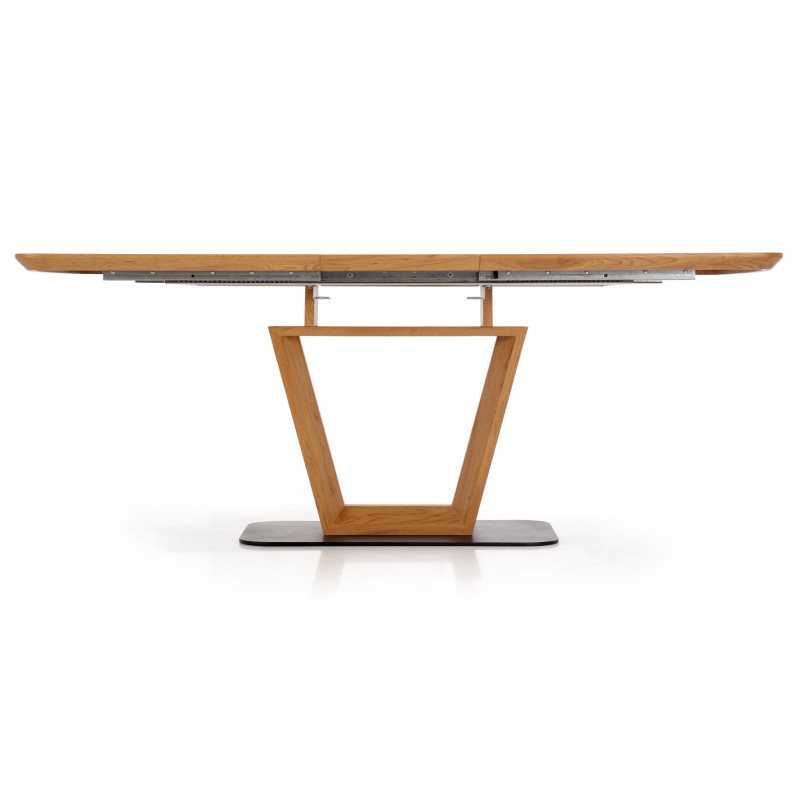 'BLACKY Extendable Golden Oak Table' 'BLACKY Extendable Golden Oak Table'