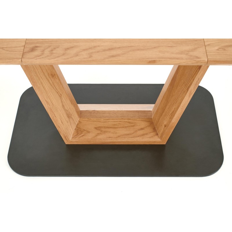 'BLACKY Extendable Golden Oak Table' 'BLACKY Extendable Golden Oak Table'