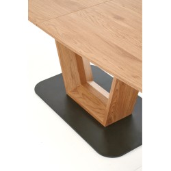 'BLACKY Extendable Golden Oak Table' 'BLACKY Extendable Golden Oak Table'