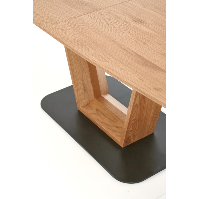 'BLACKY Extendable Golden Oak Table' 'BLACKY Extendable Golden Oak Table'