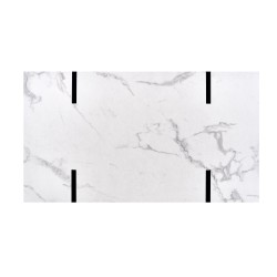'BLANCA Marble Coffee Table - White and Black' 'BLANCA Marble Coffee Table - White and Black'