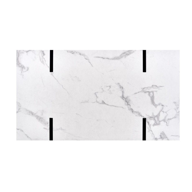 'BLANCA Marble Coffee Table - White and Black' 'BLANCA Marble Coffee Table - White and Black'