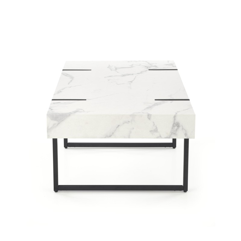 BLANCA ława biały marmur - czarny (1p 1szt) BLANCA ława biały marmur - czarny (1p 1szt)
