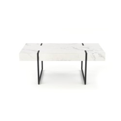 'BLANCA Marble Coffee Table - White and Black' 'BLANCA Marble Coffee Table - White and Black'