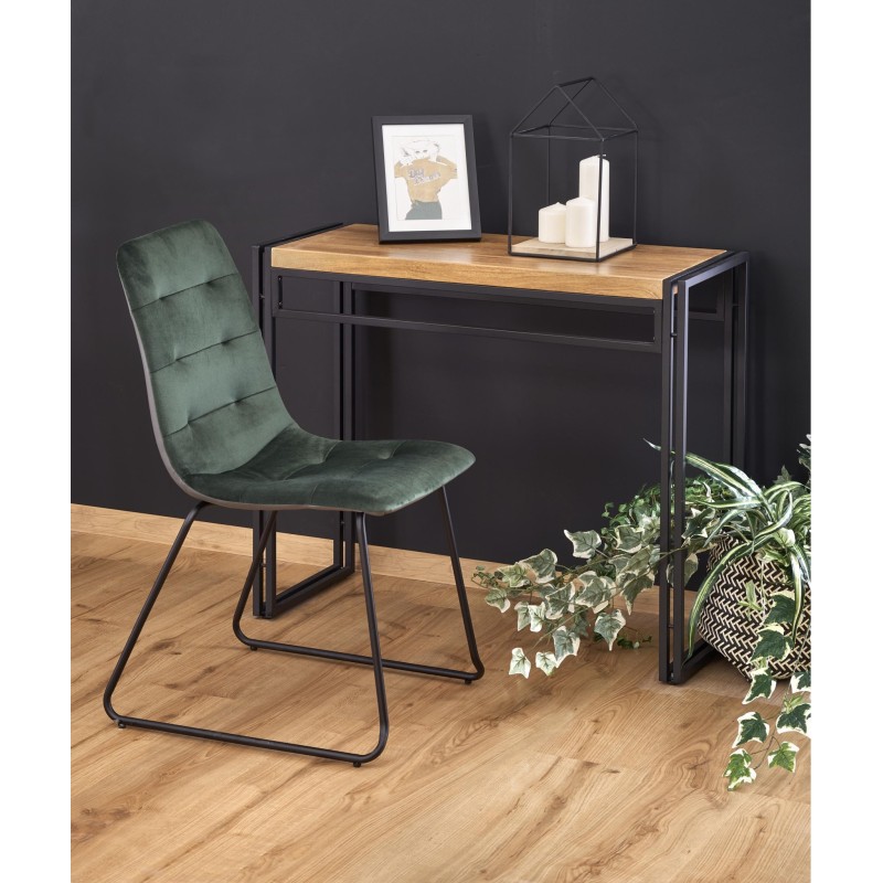 'BOLIVAR KN1 Golden Oak / Black Console Table'