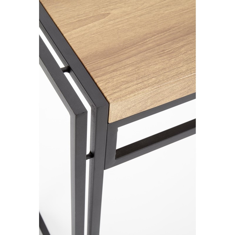 'BOLIVAR KN1 Golden Oak / Black Console Table' 'BOLIVAR KN1 Golden Oak / Black Console Table'