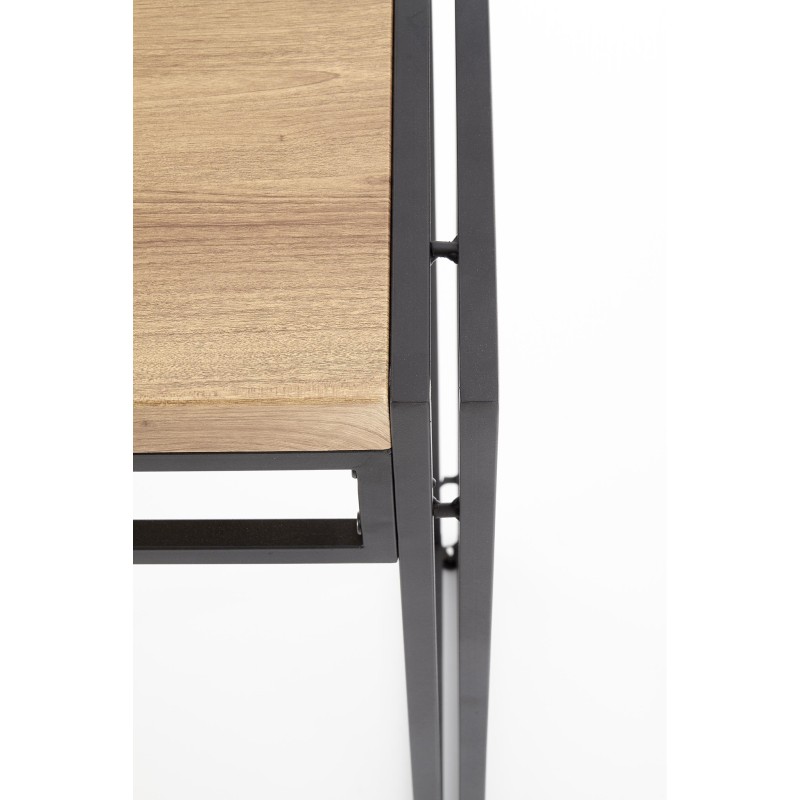 'BOLIVAR KN1 Golden Oak / Black Console Table' 'BOLIVAR KN1 Golden Oak / Black Console Table'
