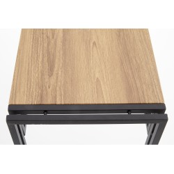 'BOLIVAR KN1 Golden Oak / Black Console Table' 'BOLIVAR KN1 Golden Oak / Black Console Table'