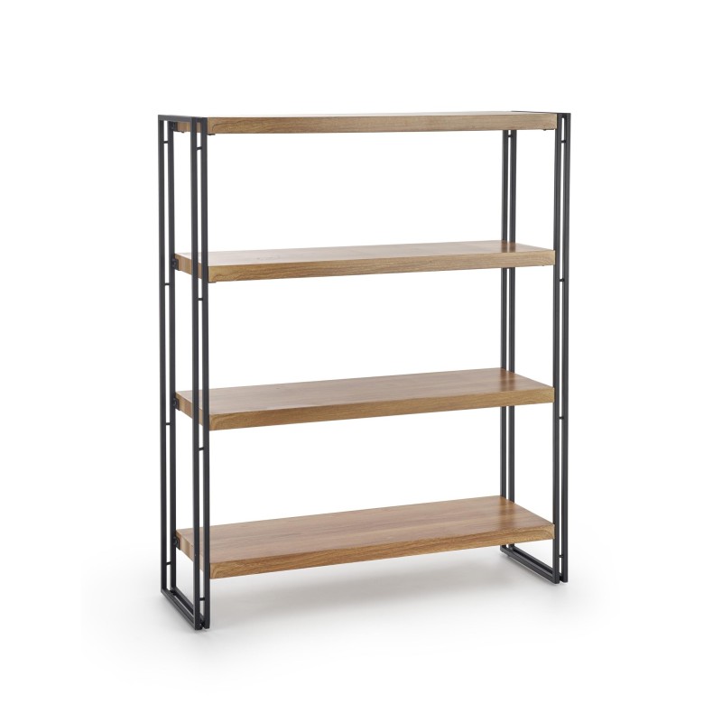 'BOLIVAR REG1 Golden Oak / Black Bookcase' 'BOLIVAR REG1 Golden Oak / Black Bookcase'