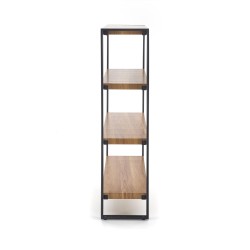 'BOLIVAR REG1 Golden Oak / Black Bookcase' 'BOLIVAR REG1 Golden Oak / Black Bookcase'