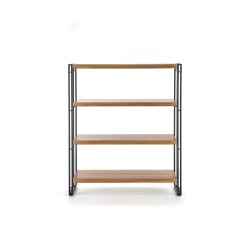 'BOLIVAR REG1 Golden Oak / Black Bookcase' 'BOLIVAR REG1 Golden Oak / Black Bookcase'
