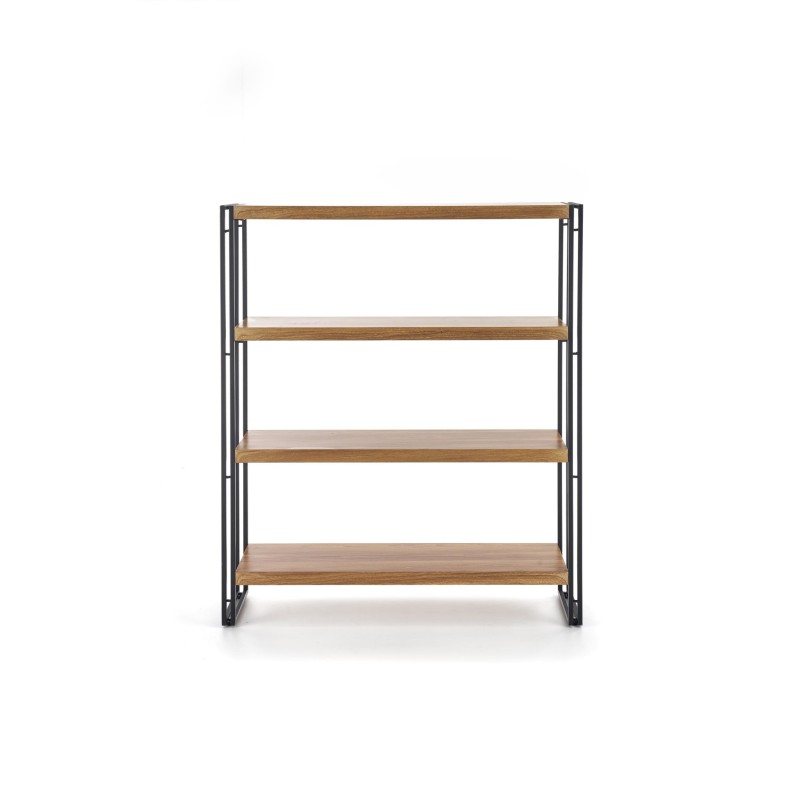 'BOLIVAR REG1 Golden Oak / Black Bookcase' 'BOLIVAR REG1 Golden Oak / Black Bookcase'