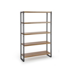 'BOLIVAR REG2 Golden Oak / Black Bookcase' 'BOLIVAR REG2 Golden Oak / Black Bookcase'