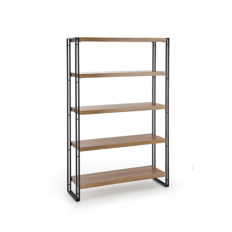 'BOLIVAR REG2 Golden Oak / Black Bookcase' 'BOLIVAR REG2 Golden Oak / Black Bookcase'