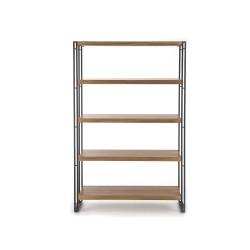 'BOLIVAR REG2 Golden Oak / Black Bookcase' 'BOLIVAR REG2 Golden Oak / Black Bookcase'
