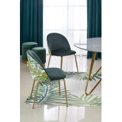 'BONELLO Table, Top - Ashen Marble, Legs - Gold' 'BONELLO Table, Top - Ashen Marble, Legs - Gold'