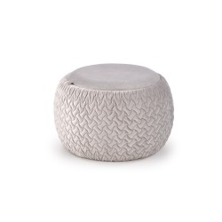 'BONO Light Ash Pouf' 'BONO Light Ash Pouf'