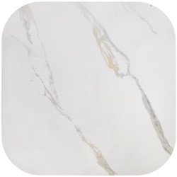 'BORNA Marble White Top Coffee Table' 'BORNA Marble White Top Coffee Table'