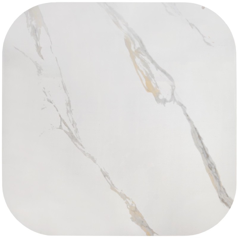 'BORNA Marble White Top Coffee Table' 'BORNA Marble White Top Coffee Table'