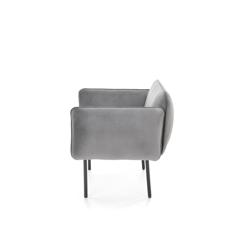 'BRASIL Relaxation Armchair in Ash Grey / Black' 'BRASIL Relaxation Armchair in Ash Grey / Black'