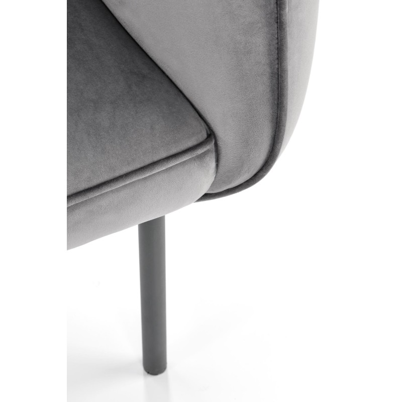 'BRASIL Relaxation Armchair in Ash Grey / Black' 'BRASIL Relaxation Armchair in Ash Grey / Black'