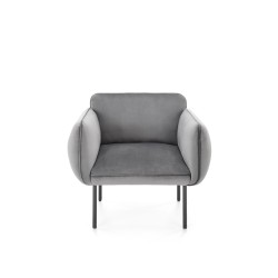 'BRASIL Relaxation Armchair in Ash Grey / Black' 'BRASIL Relaxation Armchair in Ash Grey / Black'