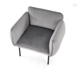 'BRASIL Relaxation Armchair in Ash Grey / Black' 'BRASIL Relaxation Armchair in Ash Grey / Black'