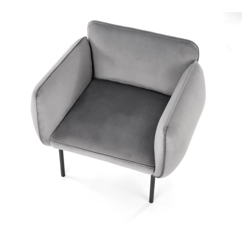 'BRASIL Relaxation Armchair in Ash Grey / Black' 'BRASIL Relaxation Armchair in Ash Grey / Black'