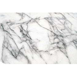 'BRODWAY Table Top - White Marble, Leg - Black' 'BRODWAY Table Top - White Marble, Leg - Black'