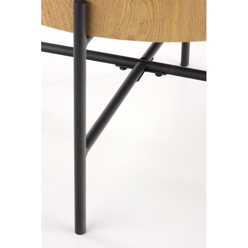 'BROOKLYN-S Natural Oak/Black Bench' 'BROOKLYN-S Natural Oak/Black Bench'