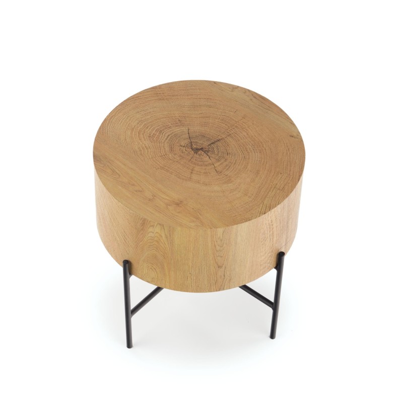 'BROOKLYN-S Natural Oak/Black Bench' 'BROOKLYN-S Natural Oak/Black Bench'