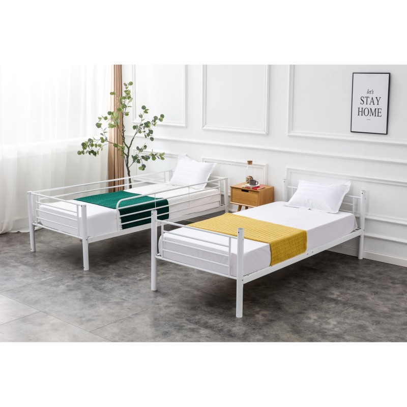 'BUNKY Bunk Bed / Option of Two Single Beds 90, White' 'BUNKY Bunk Bed / Option of Two Single Beds 90, White'