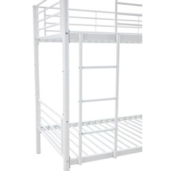 BUNKY łóżko piętrowe / opcja dwóch łóżek pojedynczych 90, biały (2p 1szt) BUNKY łóżko piętrowe / opcja dwóch łóżek pojedynczych 90, biały (2p 1szt)
