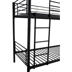 'BUNKY Bunk Bed / Option of Two Single Beds 90, Black' 'BUNKY Bunk Bed / Option of Two Single Beds 90, Black'