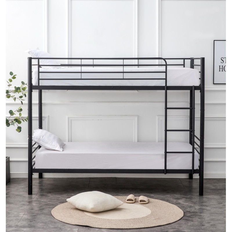 'BUNKY Bunk Bed / Option of Two Single Beds 90, Black' 'BUNKY Bunk Bed / Option of Two Single Beds 90, Black'