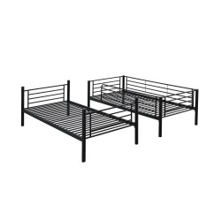 'BUNKY Bunk Bed / Option of Two Single Beds 90, Black' 'BUNKY Bunk Bed / Option of Two Single Beds 90, Black'