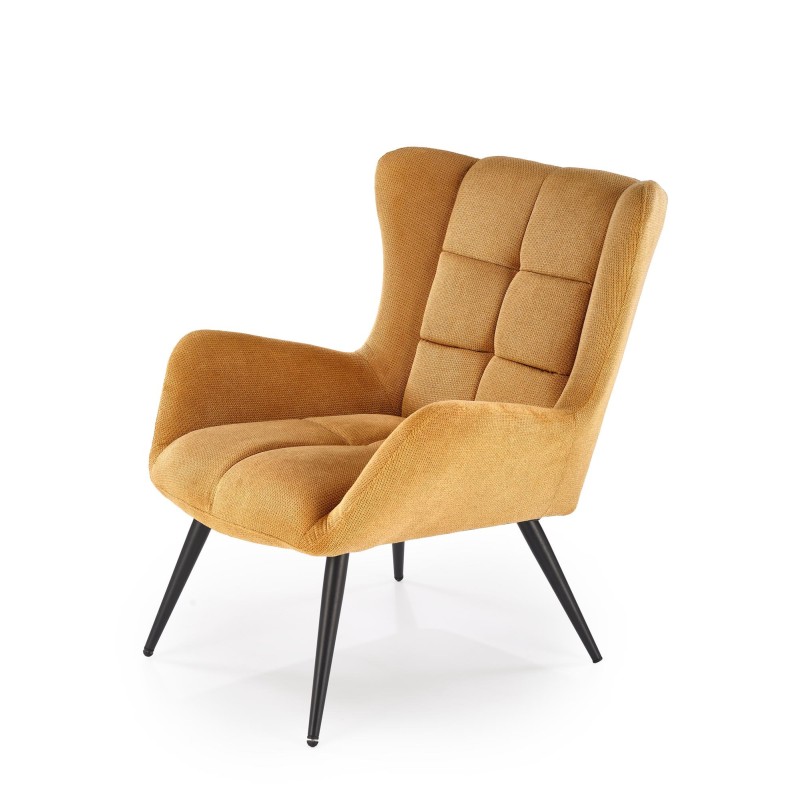 'BYRON Mustard Relaxation Armchair' 'BYRON Mustard Relaxation Armchair'