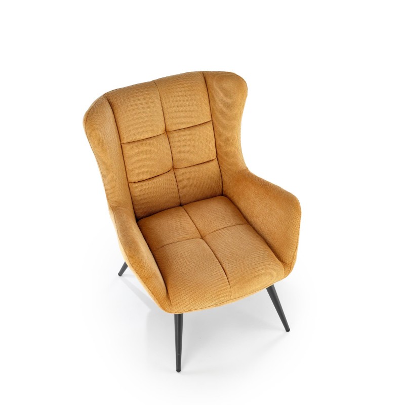 'BYRON Mustard Relaxation Armchair' 'BYRON Mustard Relaxation Armchair'