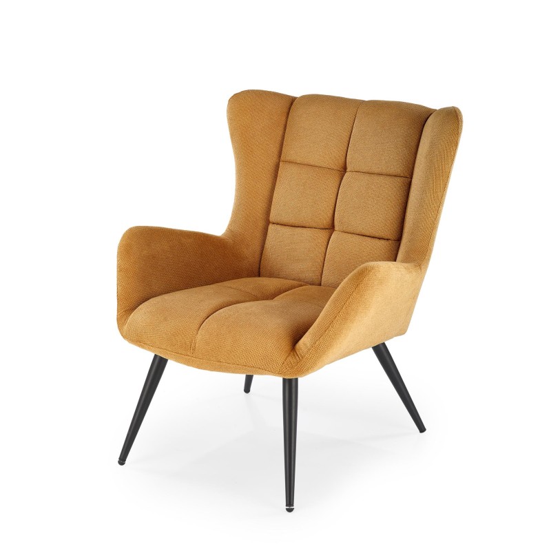 'BYRON Mustard Relaxation Armchair' 'BYRON Mustard Relaxation Armchair'