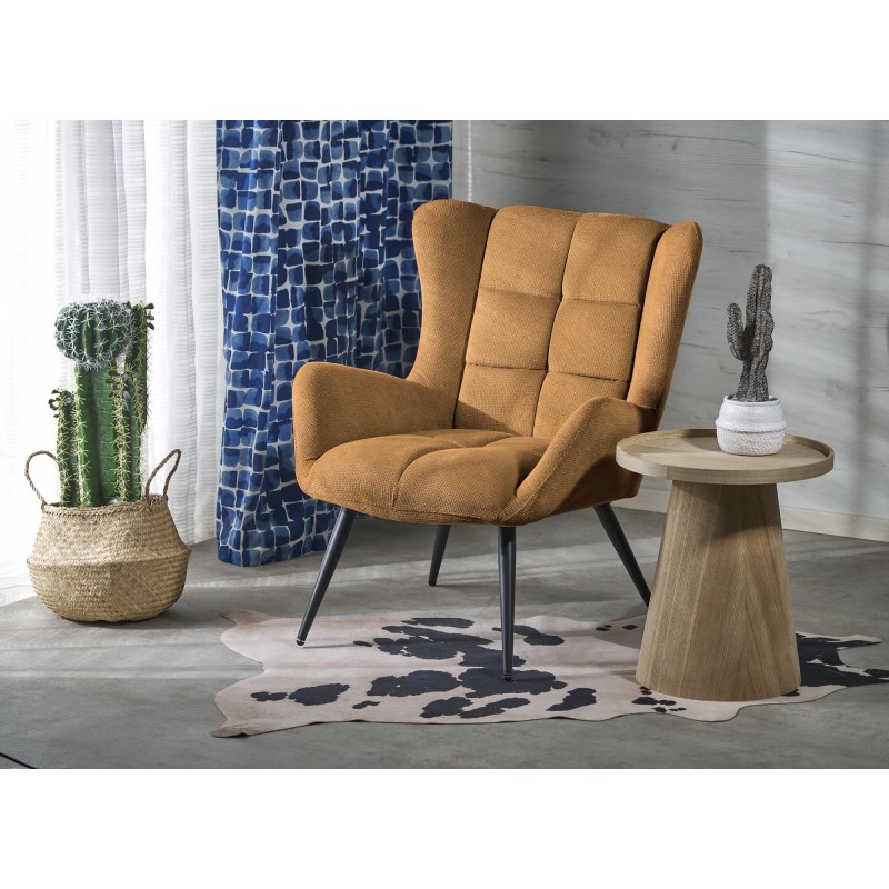 'BYRON Mustard Relaxation Armchair' 'BYRON Mustard Relaxation Armchair'
