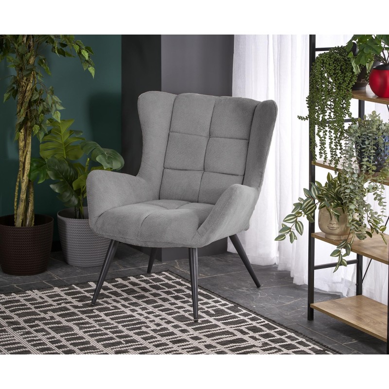 'BYRON Relaxation Armchair in Ash Grey' 'BYRON Relaxation Armchair in Ash Grey'