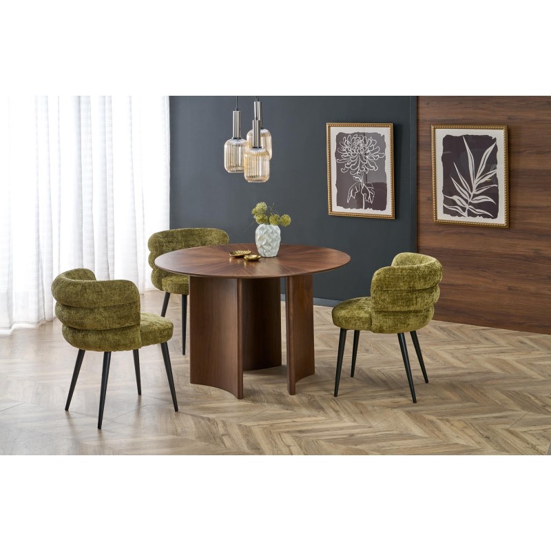 "CALDO Round Table, Walnut"