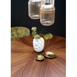 "CALDO Round Table, Walnut" "CALDO Round Table, Walnut"