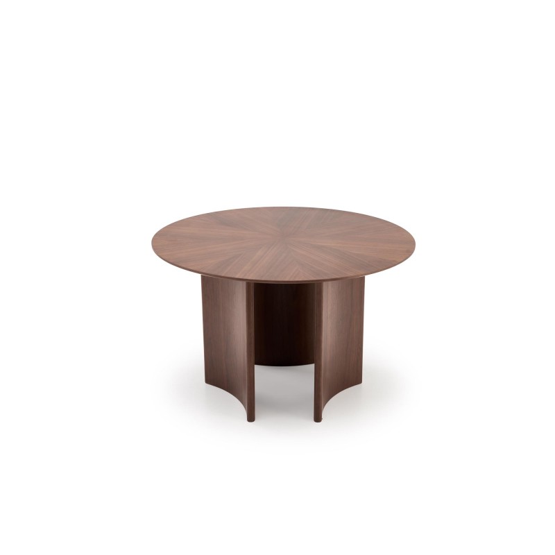 "CALDO Round Table, Walnut" "CALDO Round Table, Walnut"
