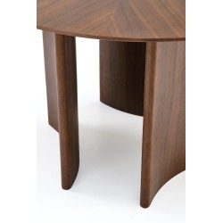 "CALDO Round Table, Walnut" "CALDO Round Table, Walnut"